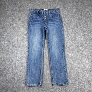Pistola Straight Leg Jeans Blue Button Fly High Rise P6993CSF-LDR Womens Size 27